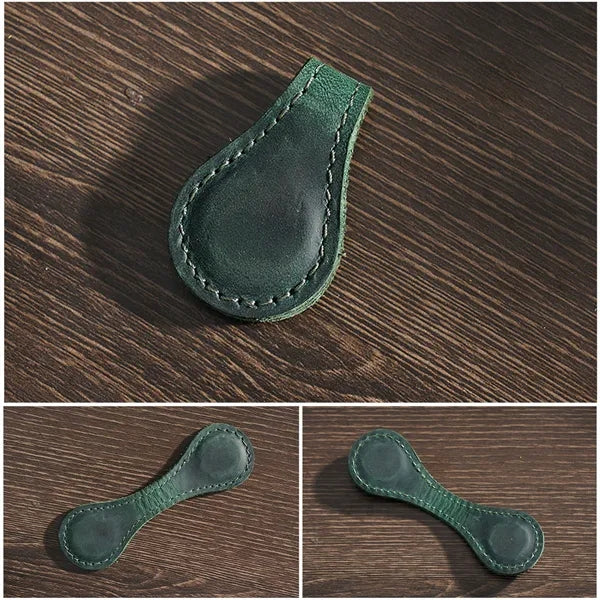 Magnetic Leather Bookmarks Book Marker Clips