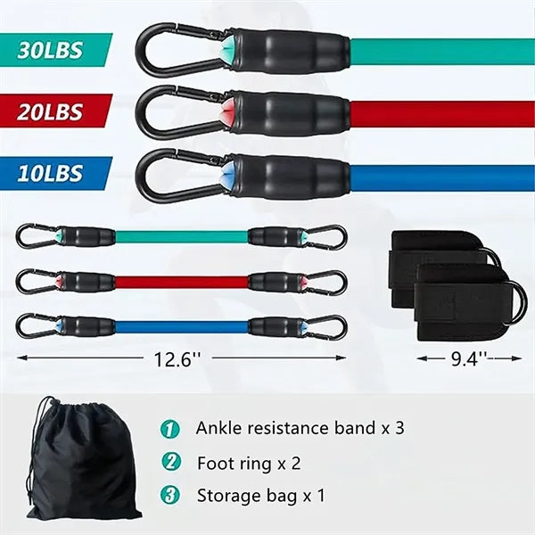 Ankle Resistance Bands with Cuffs