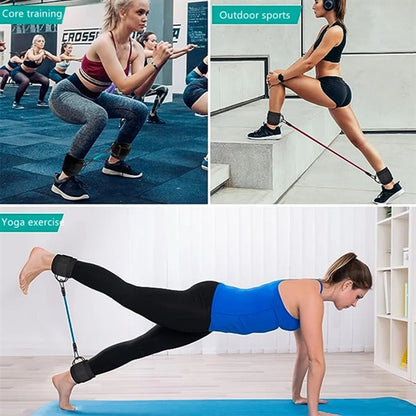 Ankle Resistance Bands with Cuffs