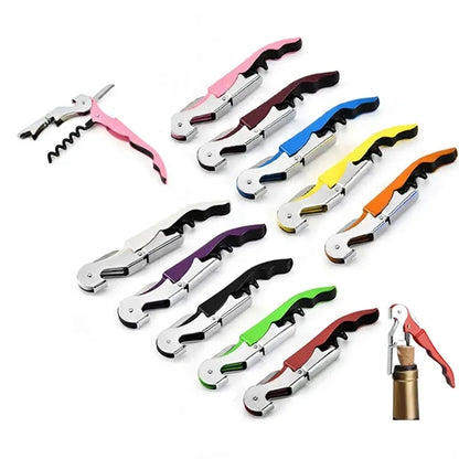 Double Hinge Waiter Corkscrew Wine Bottle Opener