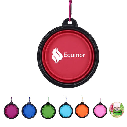 Collapsible Pet  Bowls with Carabiners