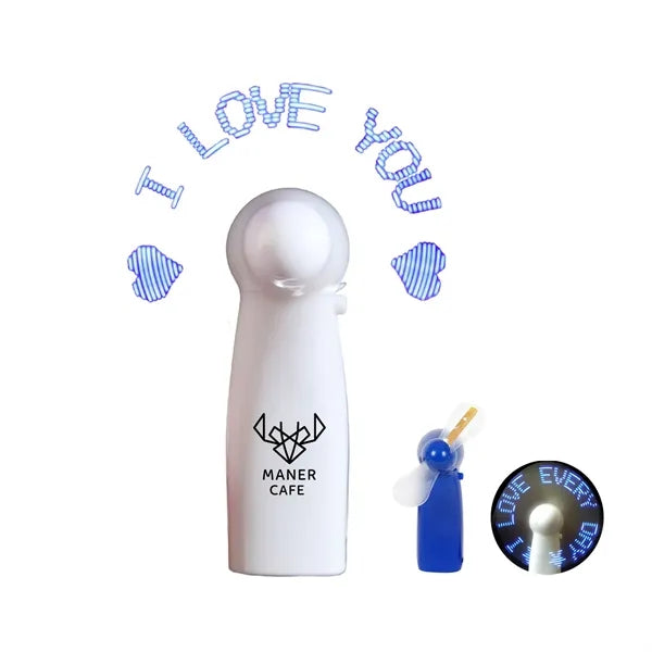 Handheld Fan with LED Display