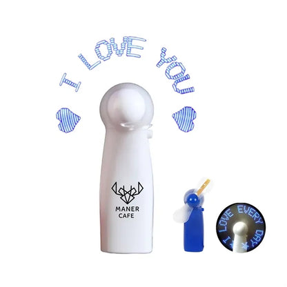 Handheld Fan with LED Display