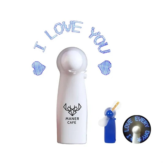 Handheld Fan with LED Display