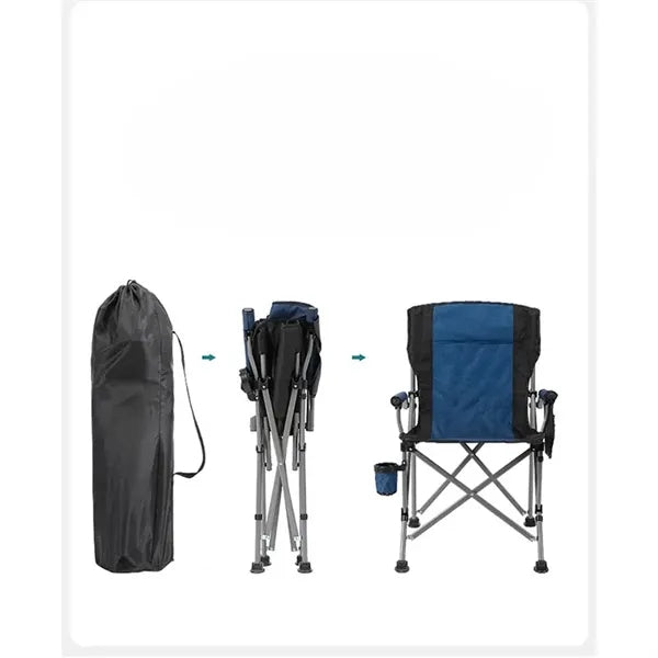 Outdoor Folding Chair Fishing Beach Backyard Armchair