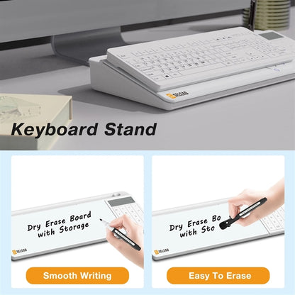 Desktop Glass Whiteboard with Calculator