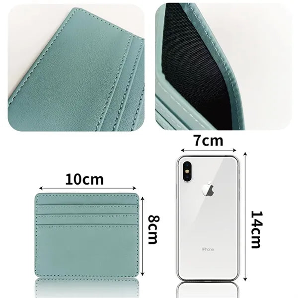 Slim Minimalist Front Pocket Leather Wallets