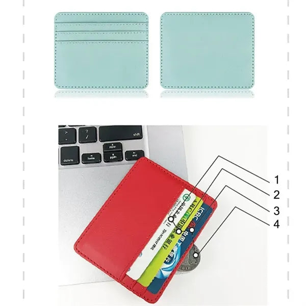 Slim Minimalist Front Pocket Leather Wallets