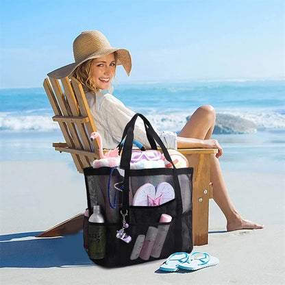 Foldable Mesh Beach Bag