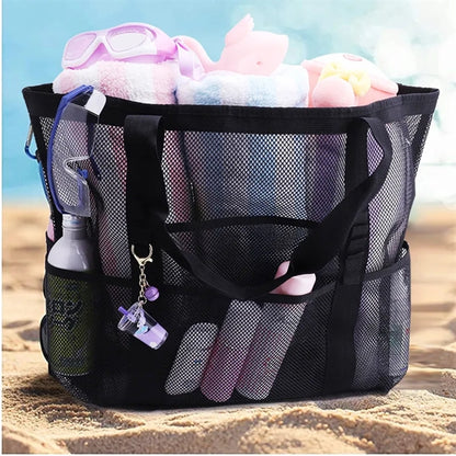 Foldable Mesh Beach Bag