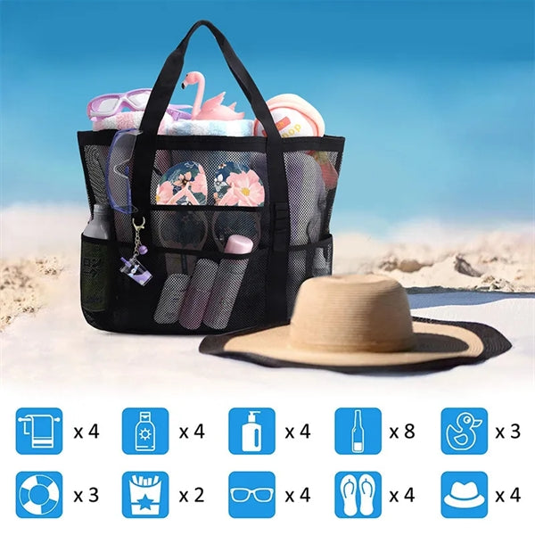 Foldable Mesh Beach Bag