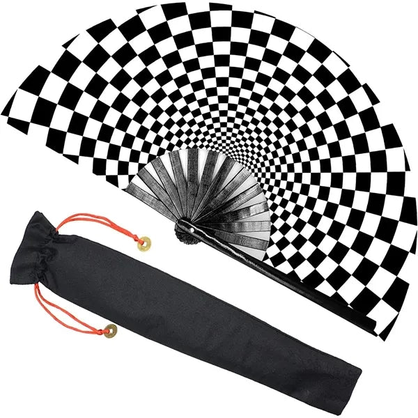 Bamboo Fan with Case