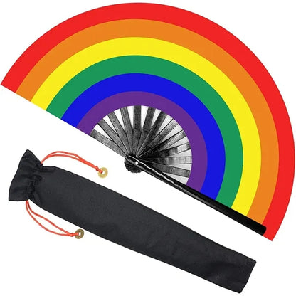 Bamboo Fan with Case