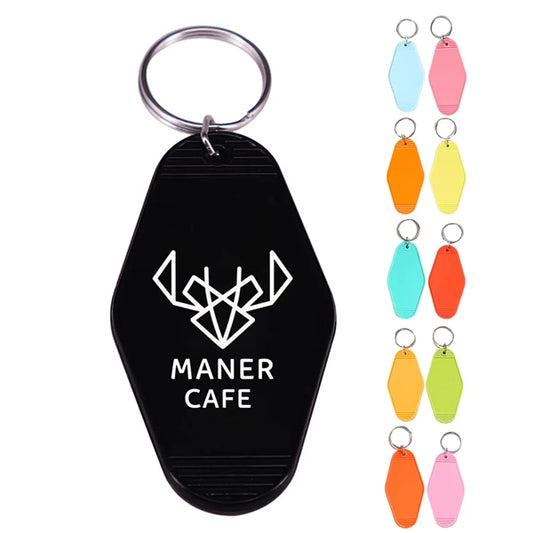 Vintage Hotel Motel Keychain