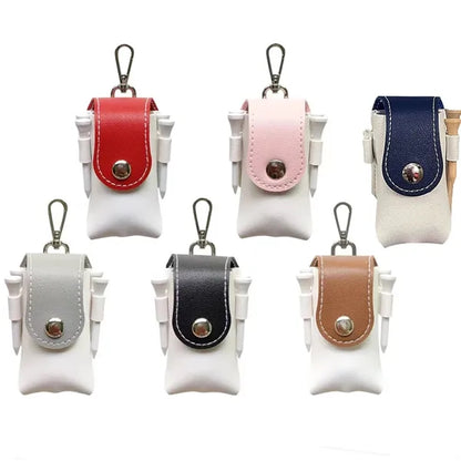 Custom Portable Ultra Light PU Golf Pouch Bag