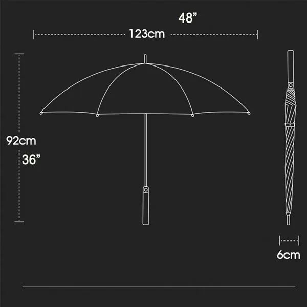 27 Inch Automatic Open Golf Umbrella