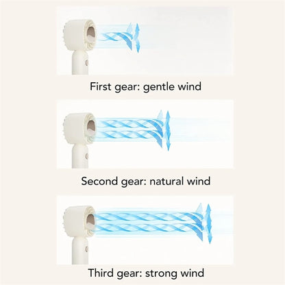 Practical Multiple Functions Hand Held Fan