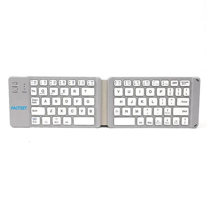 Light weight folding keyboard with rechargeable battery