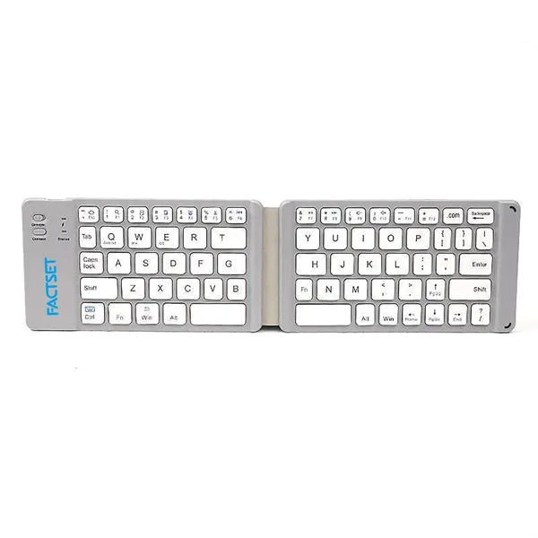 Light weight folding keyboard with rechargeable battery