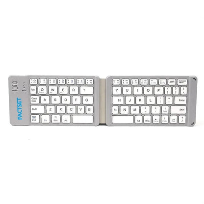 Light weight folding keyboard with rechargeable battery