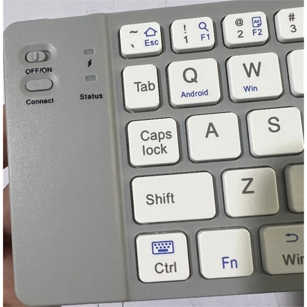 Light weight folding keyboard with rechargeable battery