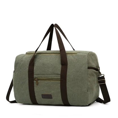 Canvas Travel Tote Weekender Bag