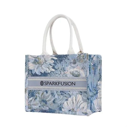 Ladies Large Capacity Linen Tote Bag