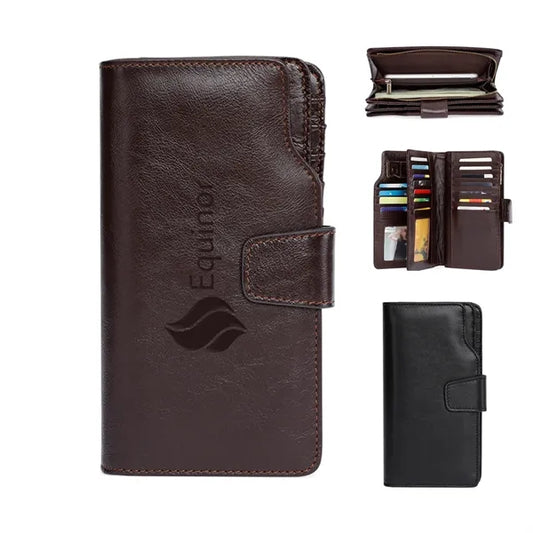 Stylish Men's Genuine Leather Clutch Bag