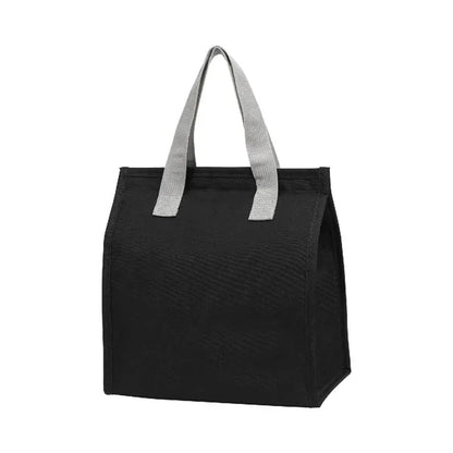 THERMAL INSULATED LUNCH COOLER TOTE BAG ( 9" x 10" x 5" )