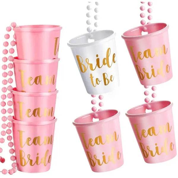 Team Bride Cup Necklace