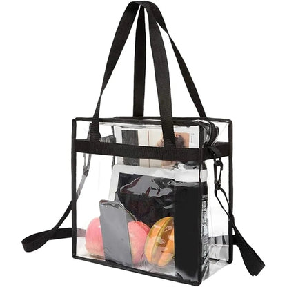 Clear Tote Bag with Zipper