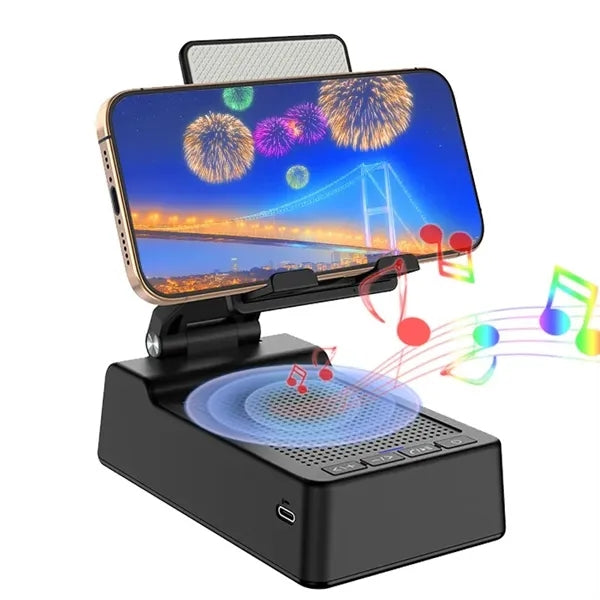 Adjustable Phone Holder Speaker