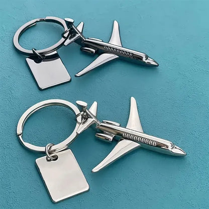 Airplane Tag Keychain