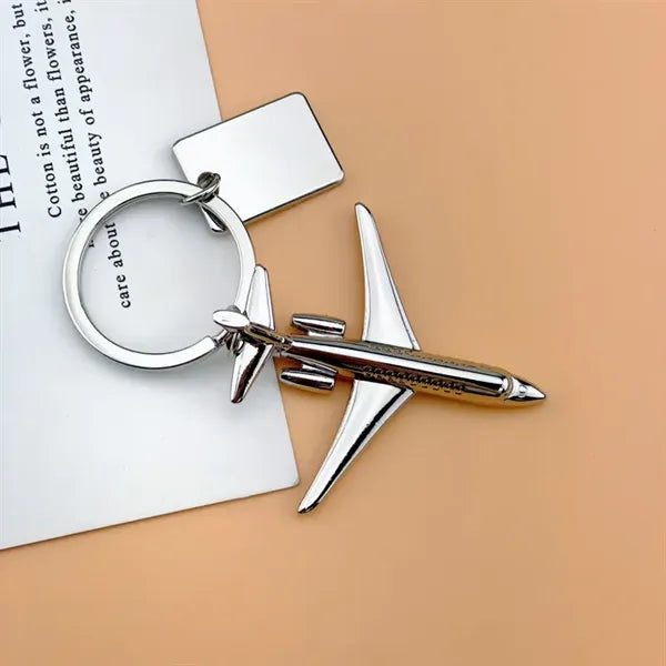 Airplane Tag Keychain