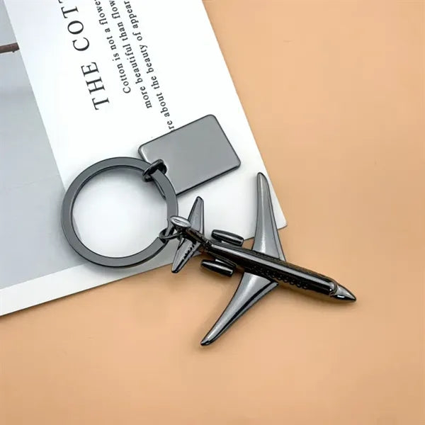 Airplane Tag Keychain