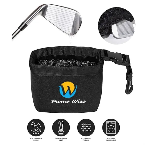 Golf Club and Ball Cleaning Bag Premium Microfiber