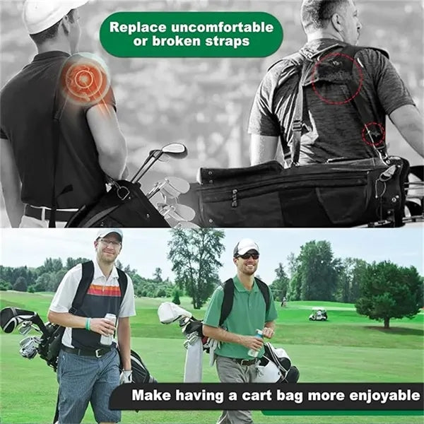 Golf Bag Strap Replacement Double Shoulder Adjustable