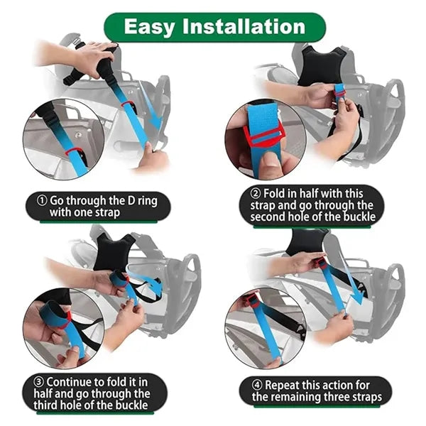 Golf Bag Strap Replacement Double Shoulder Adjustable