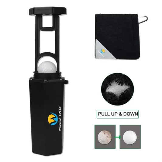 Golf Ball Washer Cleaner Cup with Towel