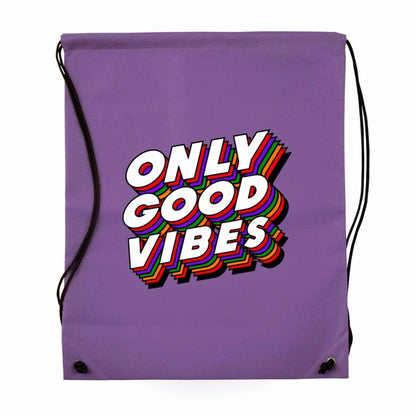 Full Color Drawstring Cinch up Backpack