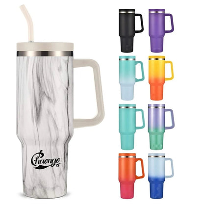 40 Oz Tumbler With Handle And Straw