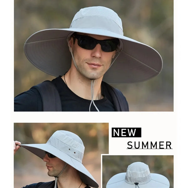 Breathable Boonie Adjustable Sun Hat With Uv Protection