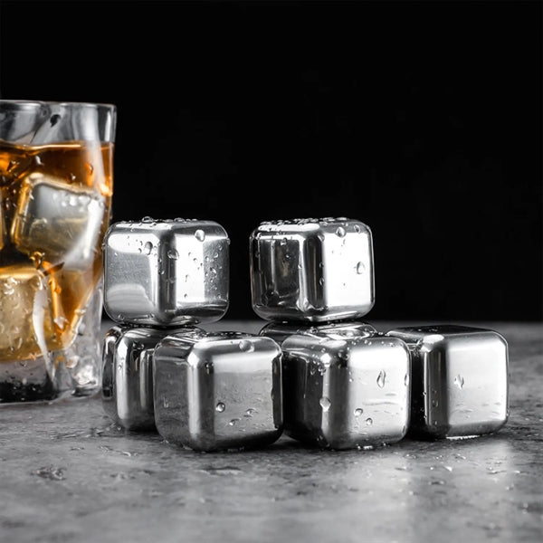 304 Stainless Steel Whisky Metal Ice Cube