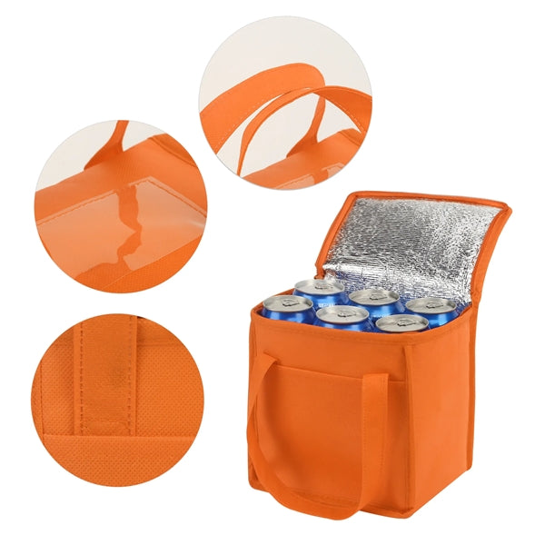 Front Pocket Insulated Non-Woven Tote Cooler