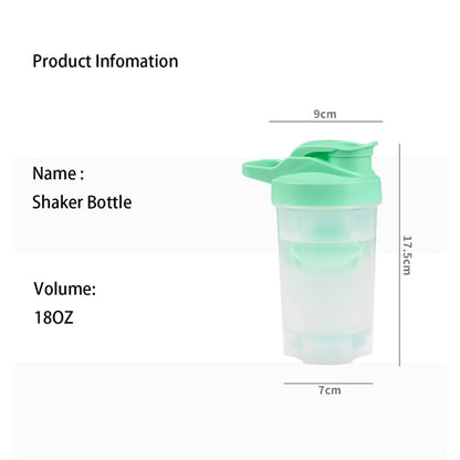 Shaker Bottle With Blender 18OZ