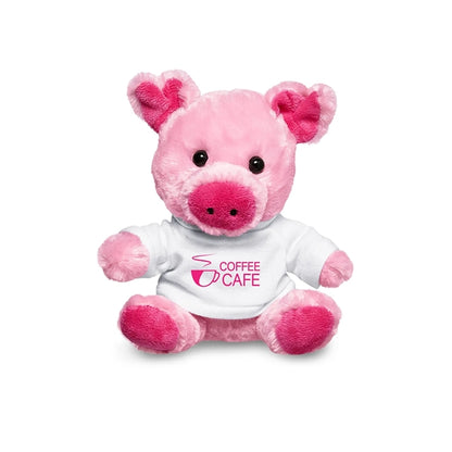 7" Plush Pig With T-Shirt