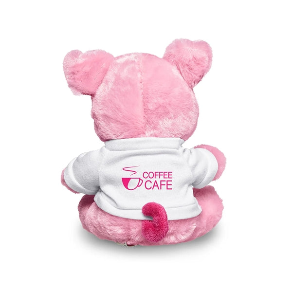 7" Plush Pig With T-Shirt