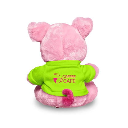 7" Plush Pig With T-Shirt