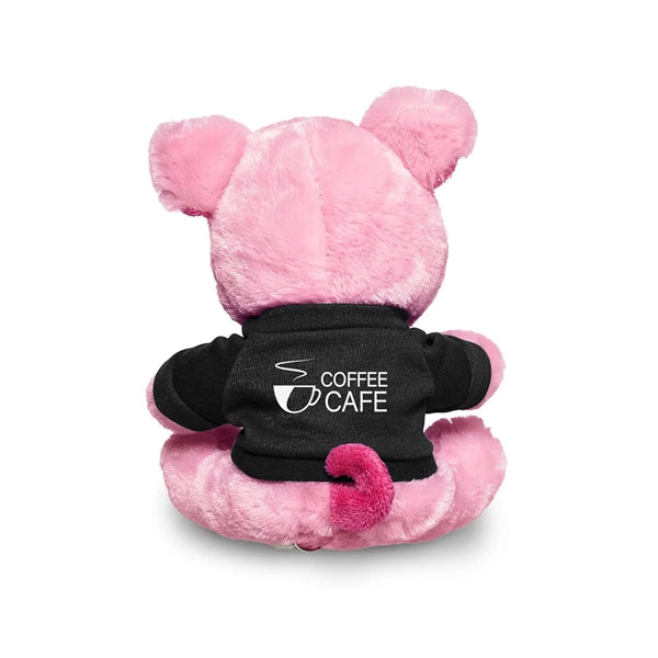7" Plush Pig With T-Shirt