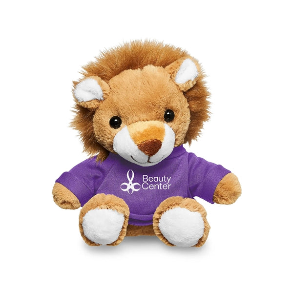 7" Plush Lion With T-Shirt